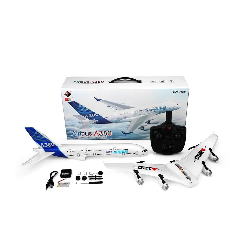 WLTOYS A120 A380 Airbus 510 мм размах крыльев 2 4 ГГц 3 канала Радиоуправляемый летательный
