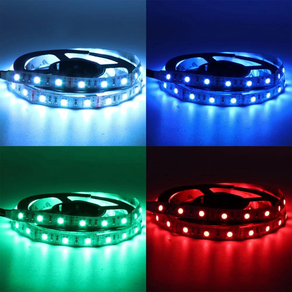 Светодиодный светильник для ленты 5050 RGB ing 12 в пост. Тока/24 В 60 s/m водонепроницаемый