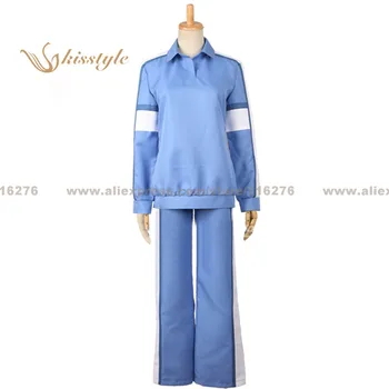 

Kisstyle Fashion Beyond the Boundary SIXTH Ai Shindo Blue Dage Uniform COS Clothing Cosplay Costume,Customized Accepted