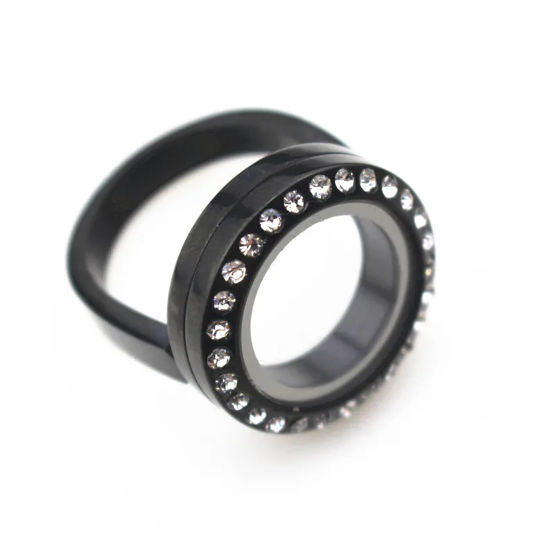 Buy Newest 20mm black Stainless Steel Screw Floating