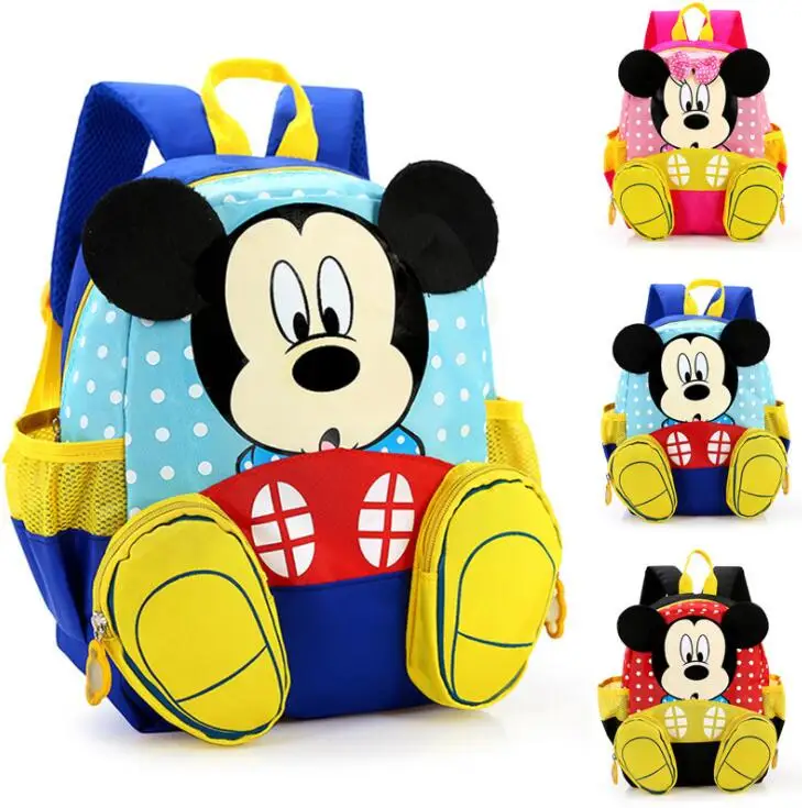 

Hot Cartoon mickey children backpacks/kids kindergarten backpack/kid school bags/Satchel for boy and girls Mochila Infantil