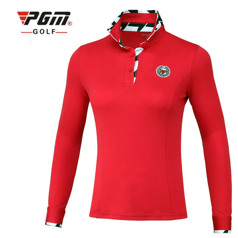 2018 PGM products style ladies T-shirts High Elastic golf long sleeved women's jerseys Slim sport apparel for women size S-XXL 2018 PGM products style ladies T-shirts High Elastic golf long sleeved women's jerseys Slim sport apparel for women size S-XXL