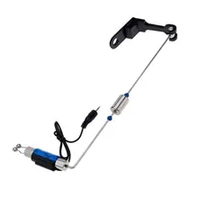 Горячая Высококачественная рыболовная сигнализация, железный рыболовный звонок для рыбалки, светодиодный световой индикатор, принадлежности для рыболовных снастей