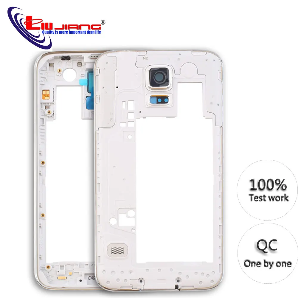 Средний корпус для Samsung S5 mini G800F G900F G900A G900H G900P средняя рамка задняя запасные части