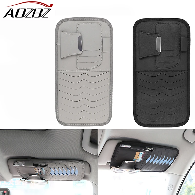 AOZBZ Sun Visor CD Organizer Detachable Portable DVD Disk Storage