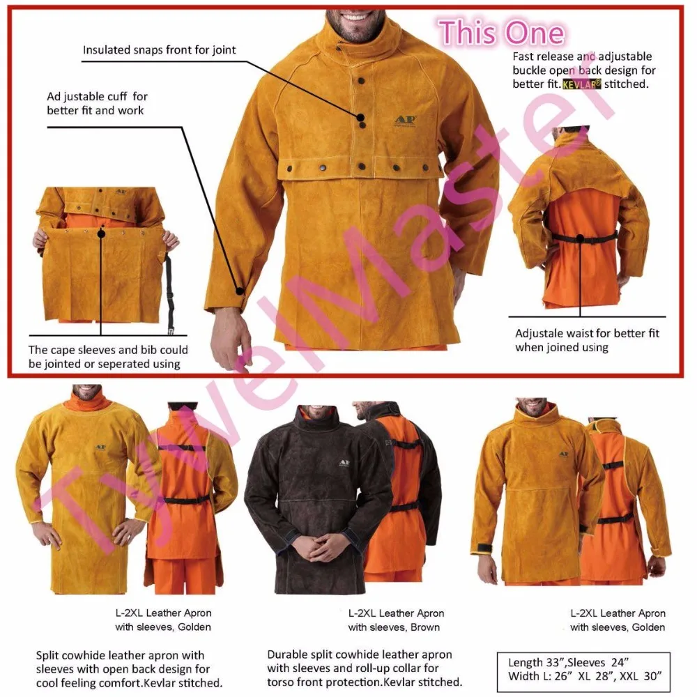 Cape Sleeves & Bib Apron__