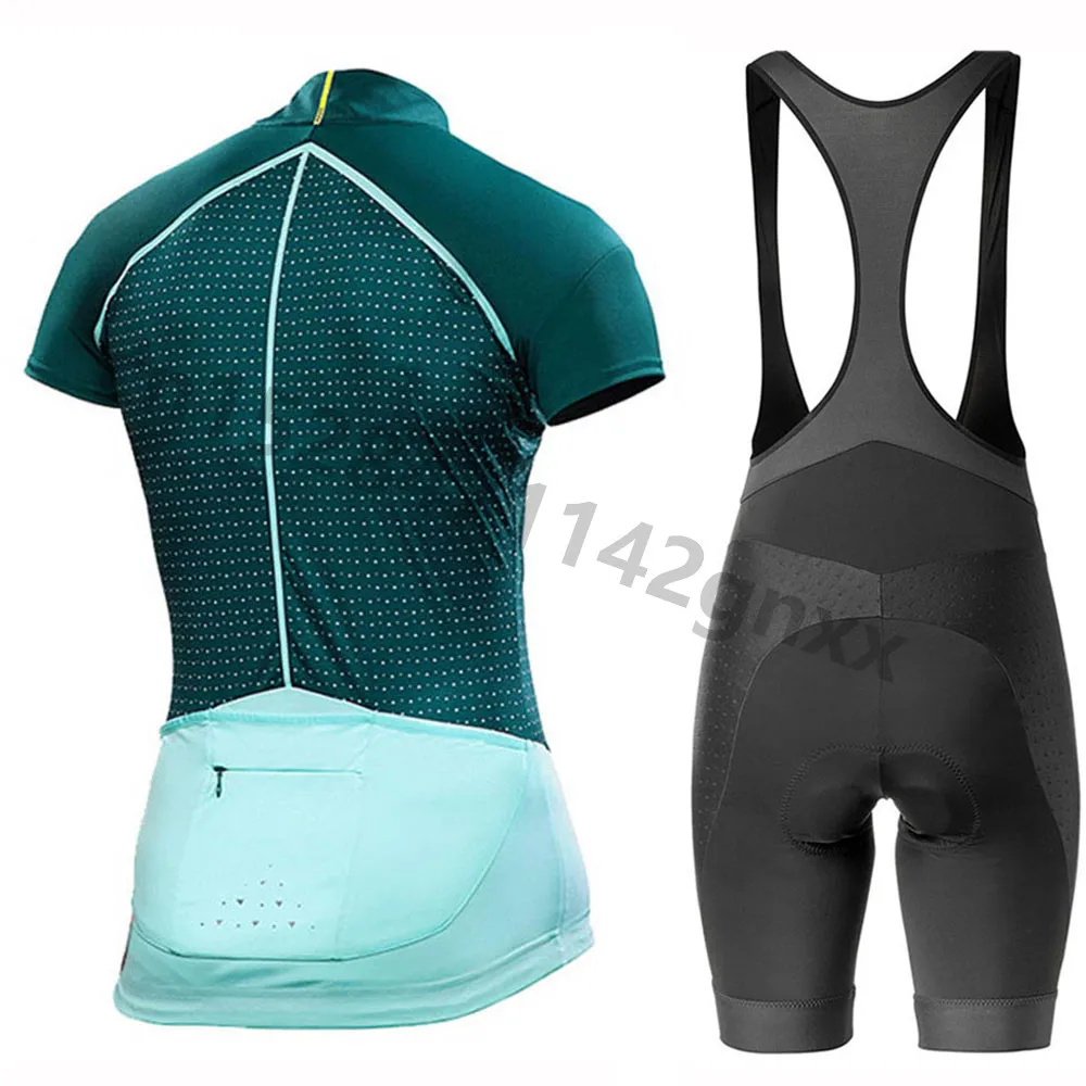 New MAVIC Summer Anti UV Cycling Jersey Set PRO TEAM MTB Bicycle Clothing Quick Dry Maillot Ropa Ciclismo Women Cycling Set