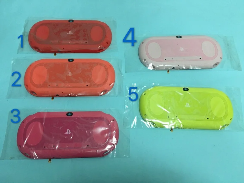 

5 colors Wifi Version Touch Screen Panel for PS Vita 2000 PSV2000 Back Faceplate For PSVITA2000 PSV 2000 Housing Case