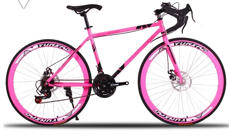 Cheap Road Bike High Carbon Steel 21-Speed 26-Inch Single-Speed Bicycle Front and Rear Mechanical Disc Brake Full Shockingproof Frame 5 Cheap Road Bike High Carbon Steel 21-Speed 26-Inch Single-Speed Bicycle Front and Rear Mechanical Disc Brake Full Shockingproof Frame 5