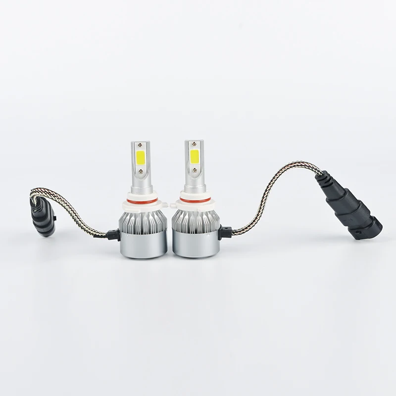 

LDDCZENGHUITEC H9 H4 H7 H11 H1 H3 9004 9007 COB LED Car Headlight Bulb Hi-Lo Beam 72W 7600LM 6500K Auto Headlamp 12v 24v