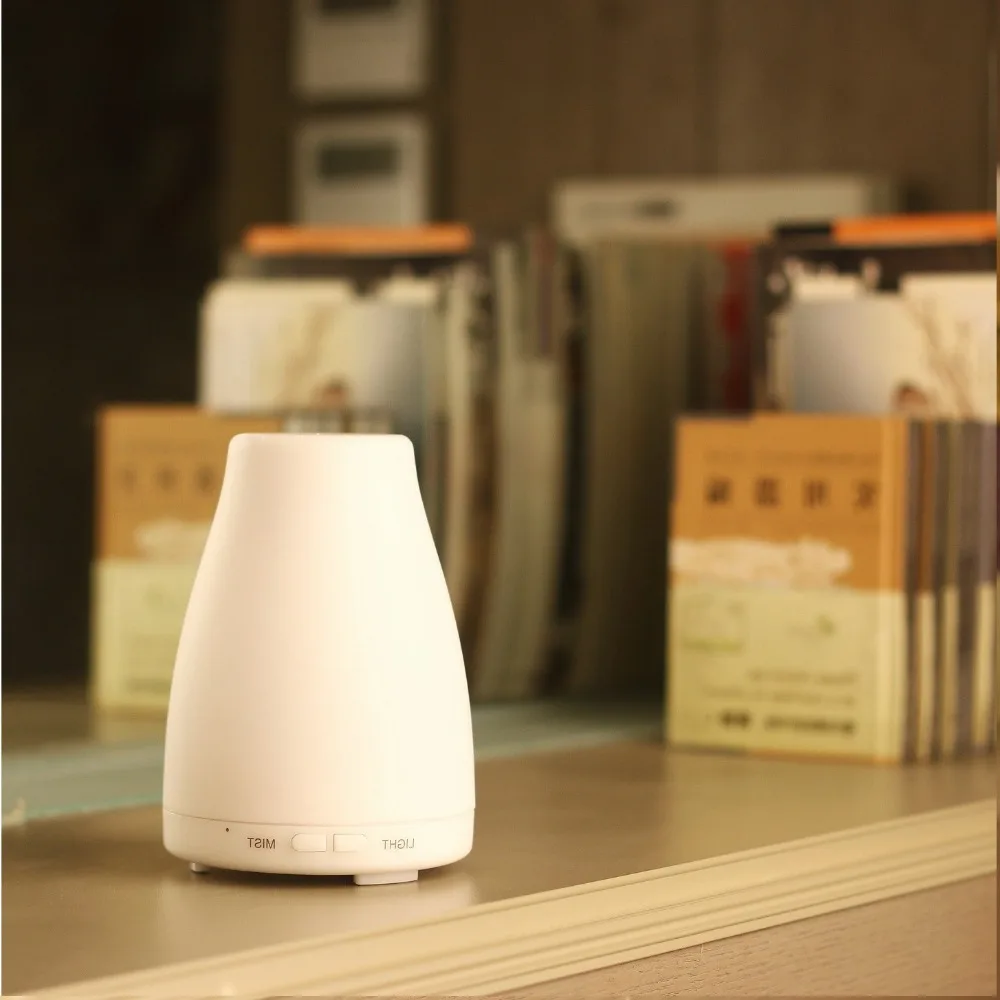 

VVPEC 100ml Electric Essential Oil Diffuser Aromatherapy Cool Mist Maker Air Air Ultrasonic Humidifer For Home Office