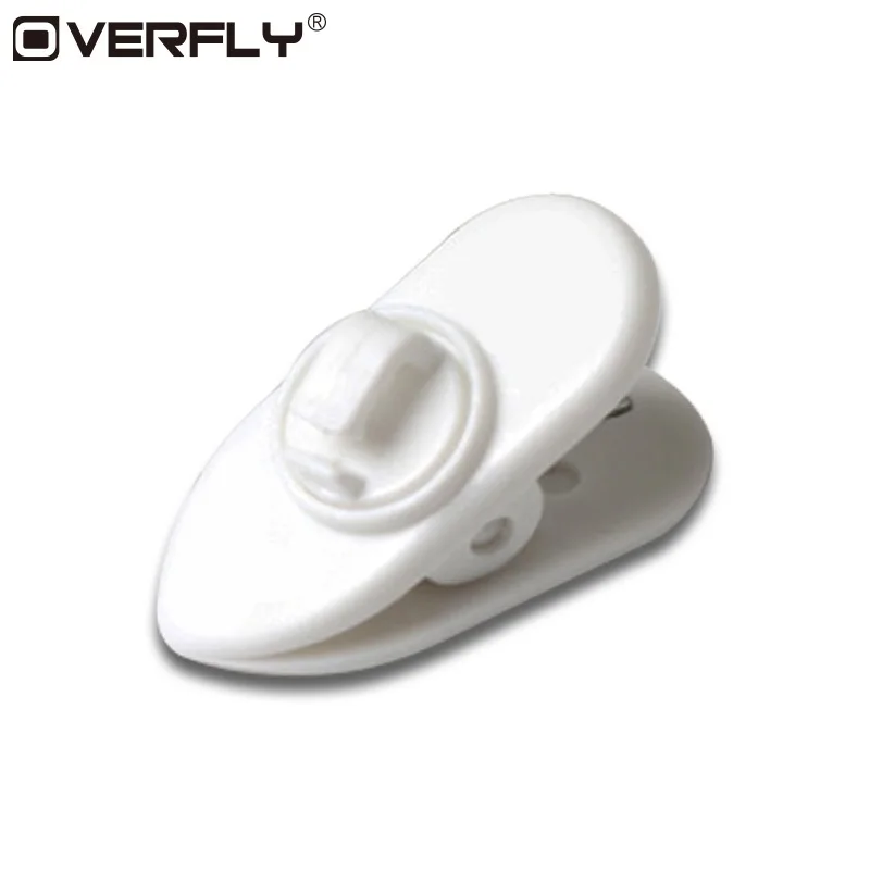 

Overfly 360 Degree Rotate Earphone Cable Clip Headphones Clamp Collar Mount Cable Clip for Sony MP3 Headset Earphone Accessories