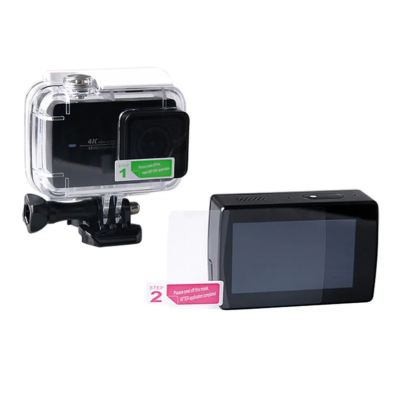 

2Pcs LCD Display Screen Protector Film For Xiaoyi 4K Action Camera Xiaomi YI P0.16