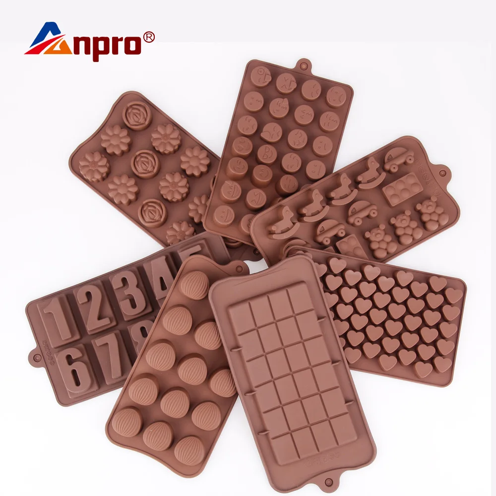 Силиконовая форма для шоколада Anpro антипригарная силиконовая торта желе и