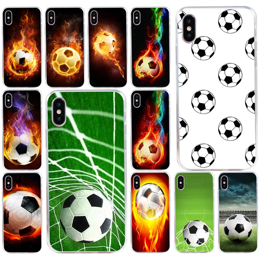 

223AQ football ball Soft Silicone Tpu Cover phone Case for iphone 5 5s se X XR XS Max case