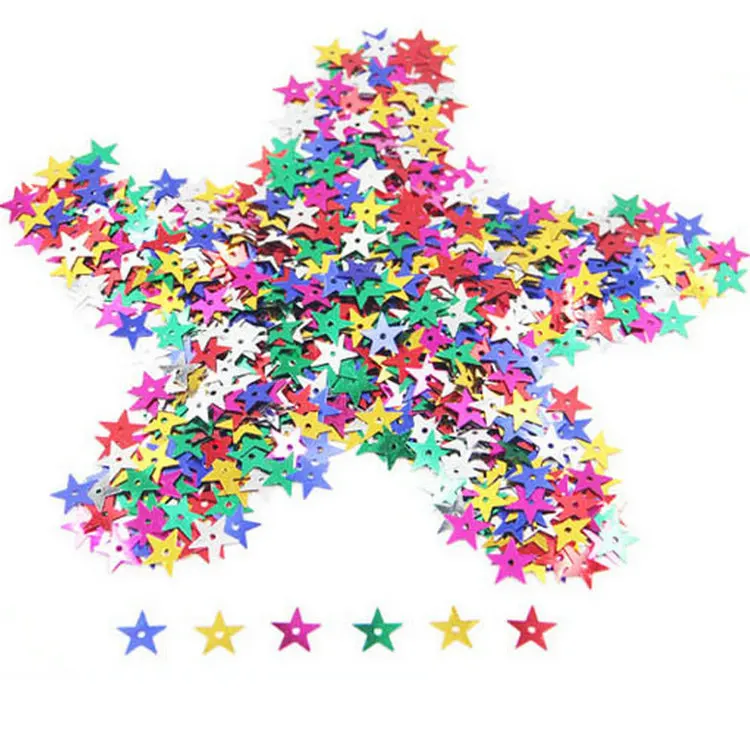 20 г/лот. 15 мм звезда с отверстием блестки материалы для рукоделия детского сада ремесла творческой активности пункт обучения цвета сделать свой собственный