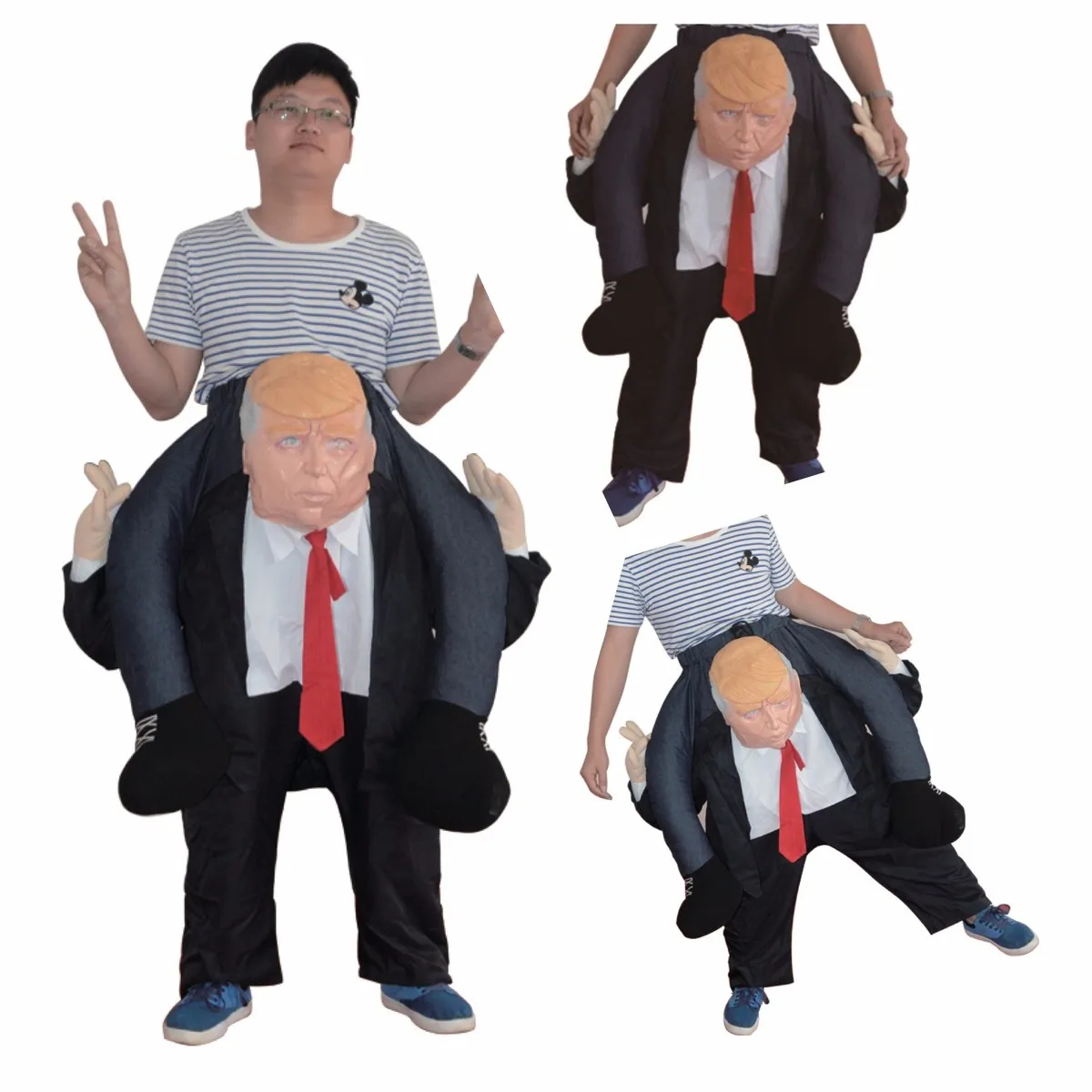 Новинка игрушки США езда на DT Дональд Трамп одеваются Хэллоуин вечерние косплей