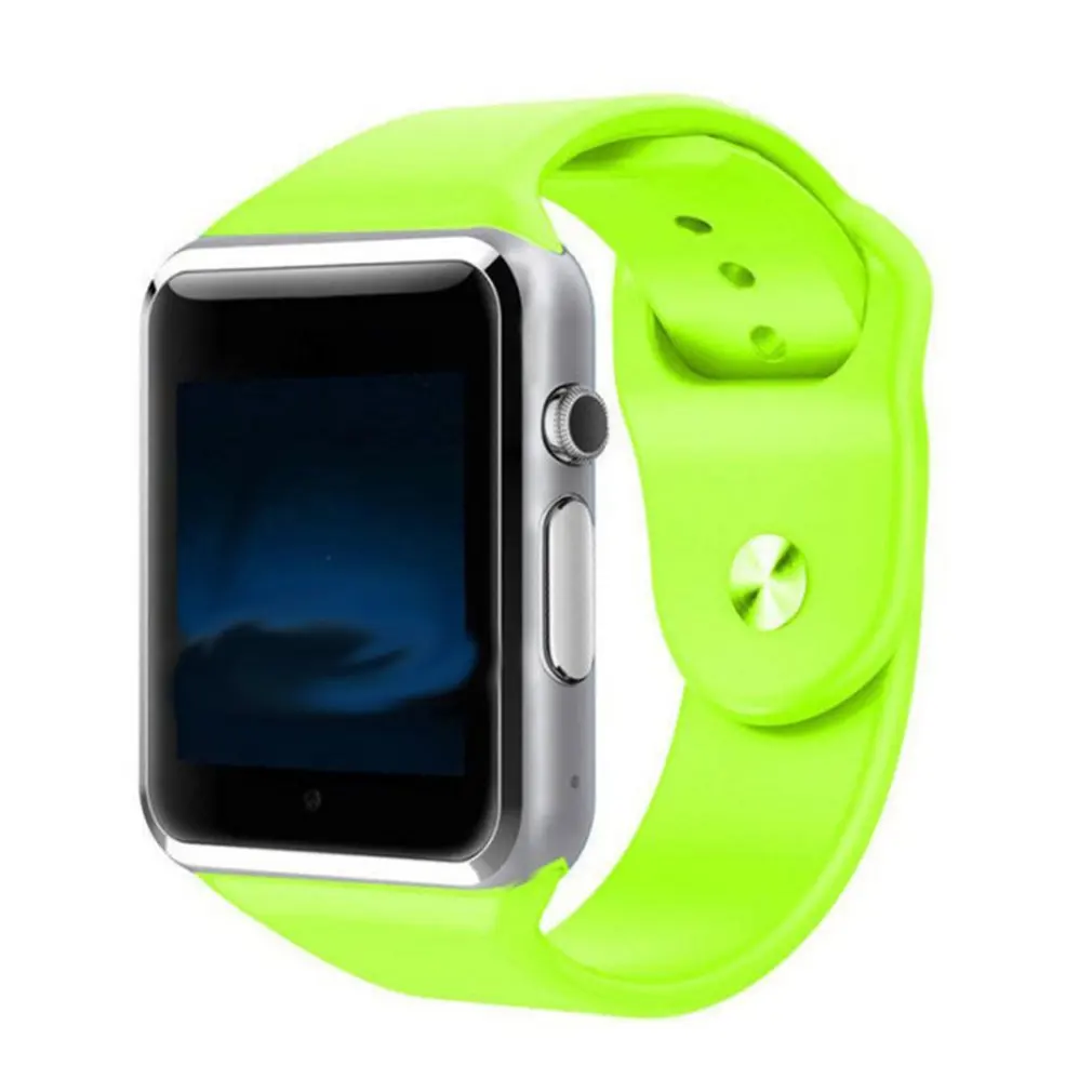 Смарт-часы A1 для телефонов Android с поддержкой sim-карты TF, Смарт-часы a1 для получения информации, фотографии, шагомер, экономичный подарок - Цвет: Зеленый