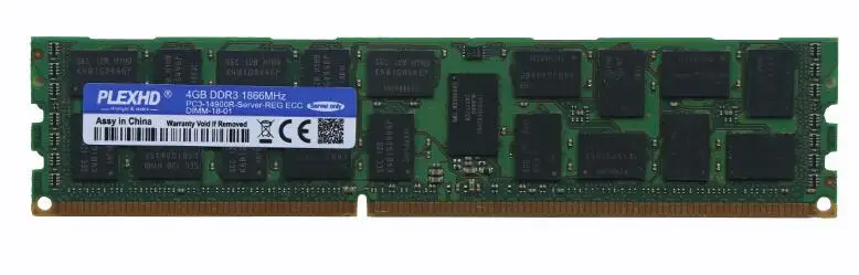 PLEXHD флеш-накопитель 16Гб 8Гб 4Гб X79 X58 2011 LGA2011 DDR3 PC3-10600R 12800R 14900R ECC REG 1866 МГц 1600 1333 МГц ПК Оперативная память сервера памяти Оперативная память