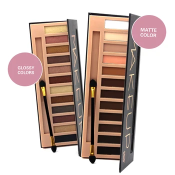 

16/14/12PC Pigments Matte Eyes Shadow Palette Waterproof Glitter Shimmer Makeup Colors Nude Naked Professional Eyeshadow Palette