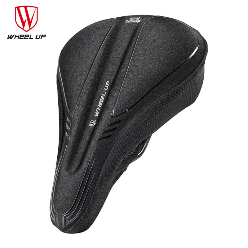 

WHEEL UP Bicycle Silicone Saddle Cover Cushion Breathable Mountain Road Bike Seat Covers Mat Silica gel Pads Cycling