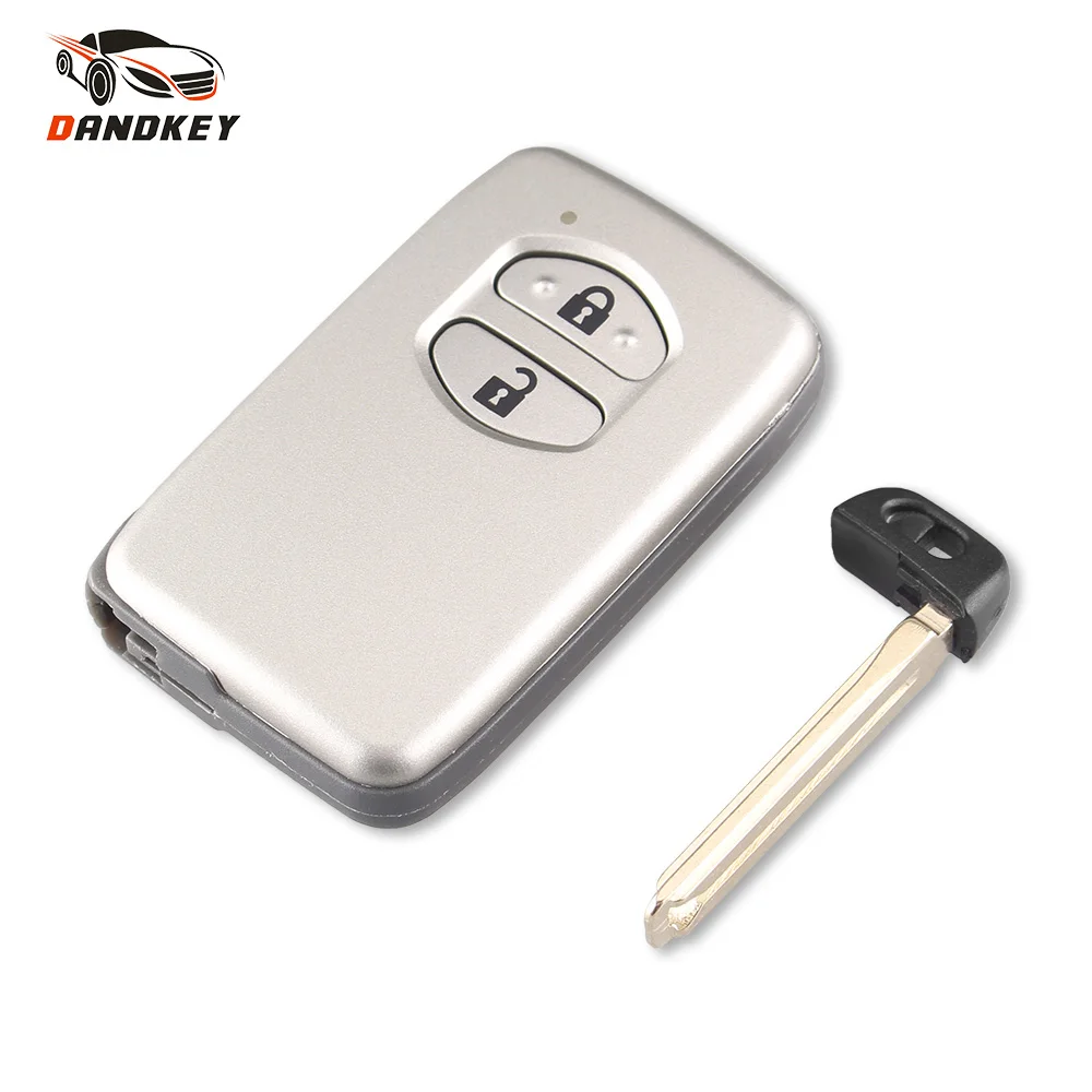 

DANDKEY Smart Remote Key Shell Case Fob 2/3/4 Buttons For Toyota Avalon Camry Highlander RAV4 2007-2011 Fob Replacement