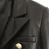 2017 women autumn double breasted gold button decoration blazer-L1390 ► Photo 3/3