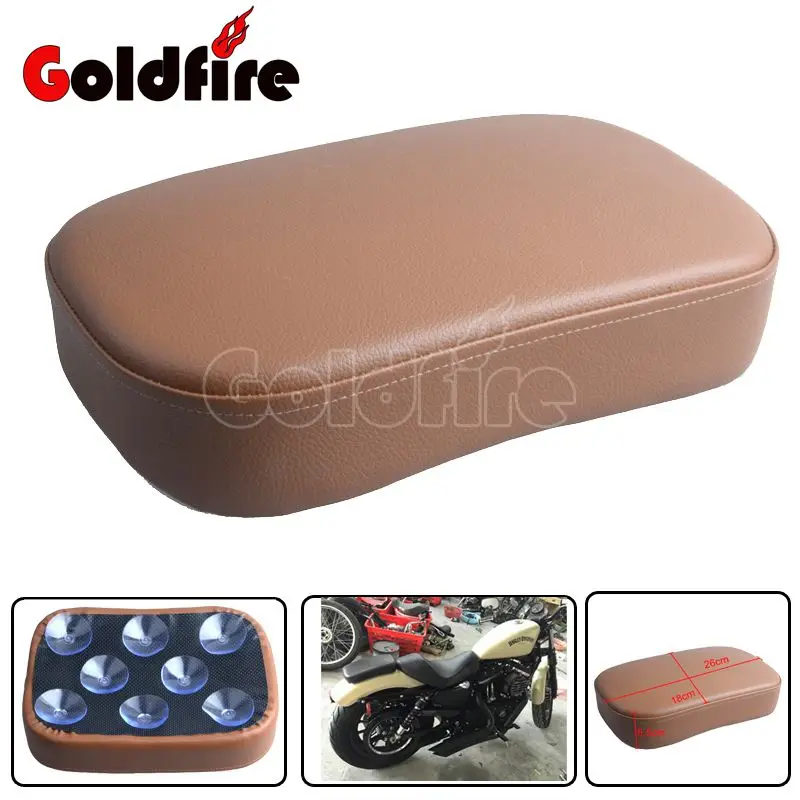 Motorcycle Accessories Rectangular Pillion Passenger Seat PAD 8 Suction CUP For Harley Custom Chopper | Автомобили и мотоциклы
