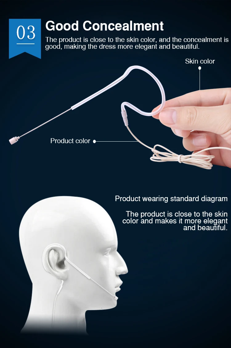 Ear Hook 2.4G Wireless Microphone Lavalier Lapel MIC for Voice Amplifier Mobile Phone Condenser Microphone Karaoke System (5)