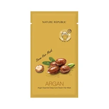 Натуральная Республика, аргановая Эфирная маска для глубокого ухода, Паровая маска для волос, 30 г, кератиновая маска для лечения волос, Марокканское аргановое масло, восстанавливающее повреждения волос