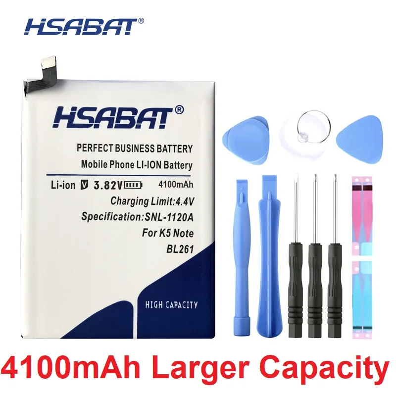 

HSABAT 0 Cycle 4350mAh Battery for BL261 Lenovo Vibe A7020 K52t38 K52e78 K5 Note K5Note Lemon A7020a40 A7020a48 High Quality