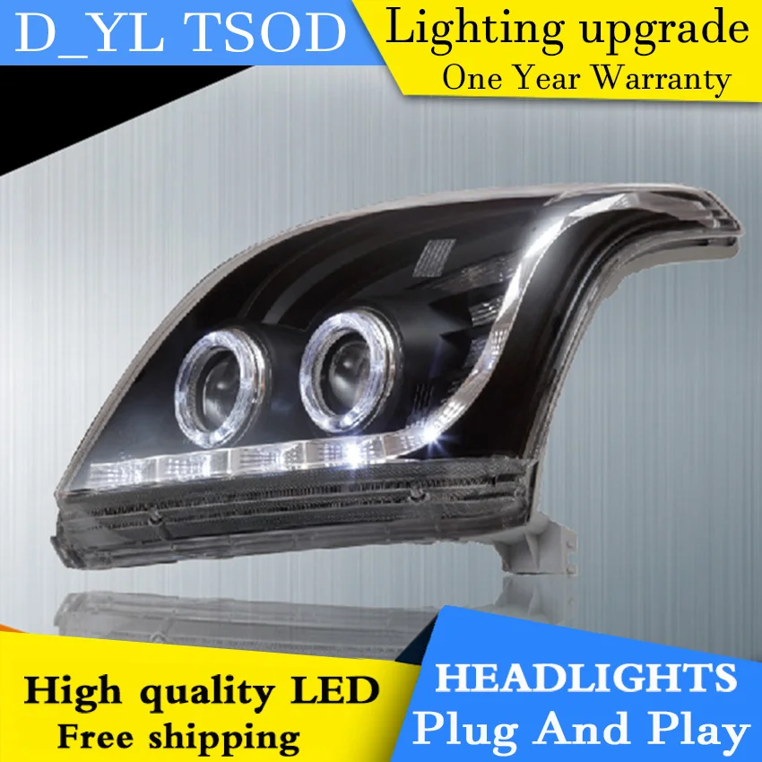 Car Styling For Toyota Prado headlights 2004 2007 Prado led headlight