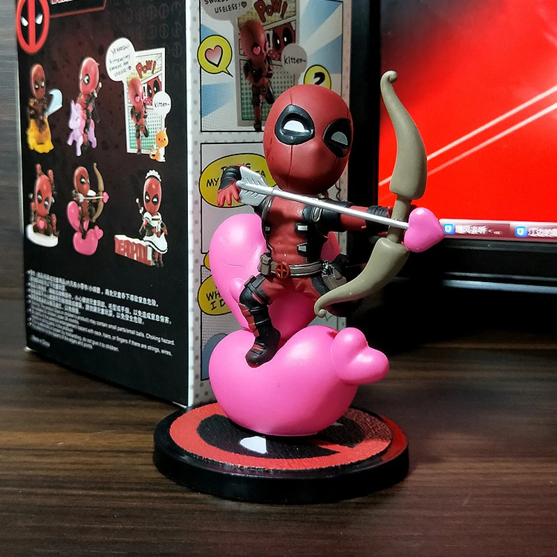 

Marvel X-Men Deadpool Breaking The Fourth Wall Action Figure Model Anime Doll Decoration PVC Collection Figurine Toys model