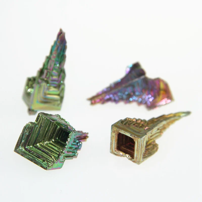 

1PC Rainbow Titanium Bismuth Specimen Mineral Crystal Quartz Home Decor Random YYY9937