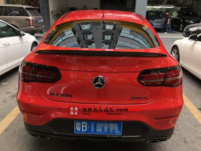 Для Benz Coupe GLC300 GLC200 GLC260 спойлер 2017 автомобильный Стайлинг ABS пластиковый