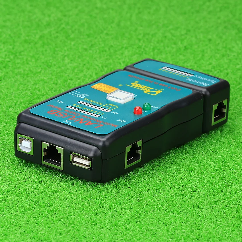 Kelushi 2018 متعدد الوظائف أداة قياس خط كابل إيثرنت سلك الهاتف usb البطارية