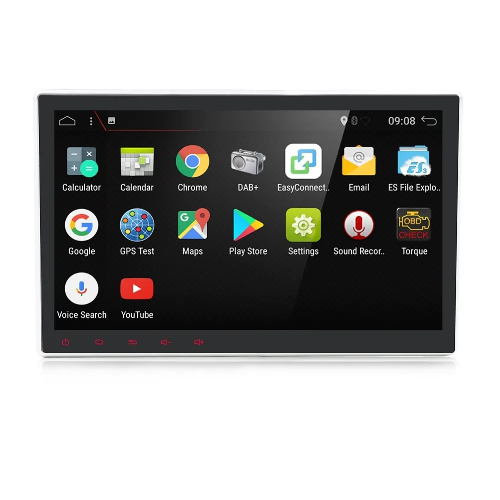 Excellent Bosion Android 9.0 Octa Core 10.1 inch Double 2 din Car GPS DVD Player with BT WIFI DAB+ radio Stereo 2din Car Radio Multimedia 2