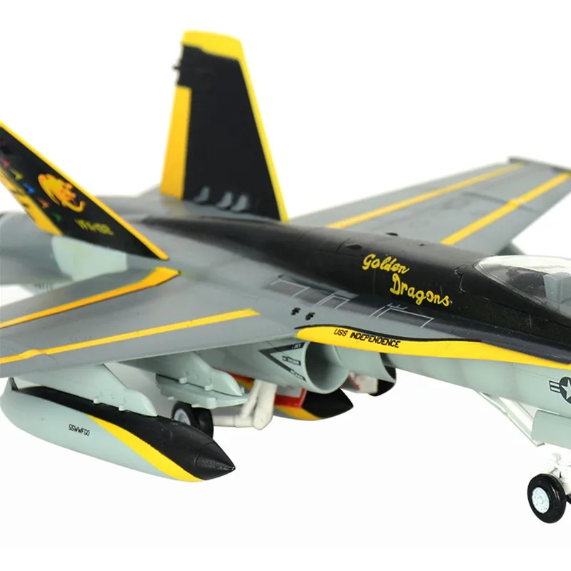 1: 72 F/A-18 Hornet VFA-192 сверхзвуковой боевой реактивный предварительно построенный хобби коллекционный самолет готовая пластиковая модель