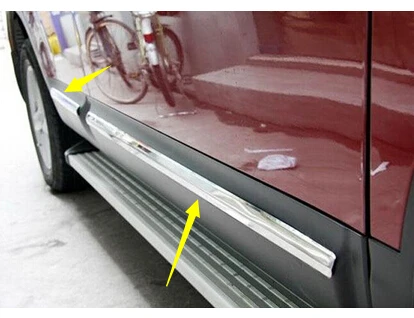 Just Cool 4pcs Side Door Streamer for Nissan qashqai 2008 1012 High quality stailness steel