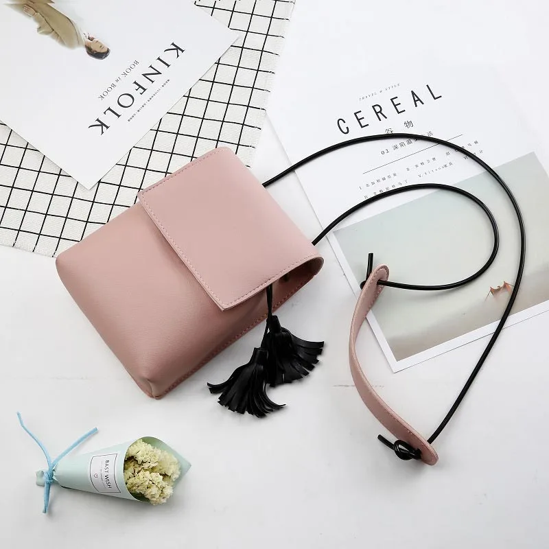 

SUBIN Universal PU Leather Cell Phone Female bag Shoulder Pocket Wallet Pouch Neck Strap Square bag For Samsung For iPhone