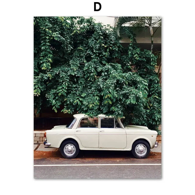 Orange-Flower-Green-Plant-Leaf-Vintage-Car-Wall-Art-Canvas-Painting-Nordic-Posters-And-Prints-Wall.jpg_640x640 (3)