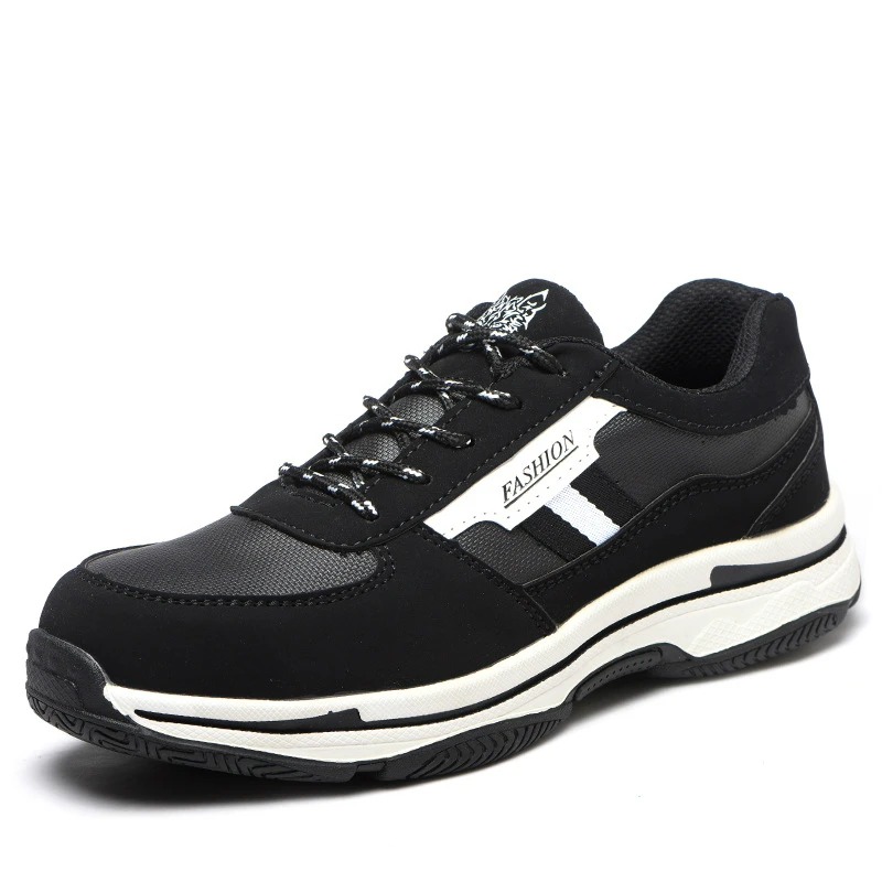 

new fashion men large size breathable steel toe caps work safety shoes anti-pierce warehouse worker builder shoe security boots