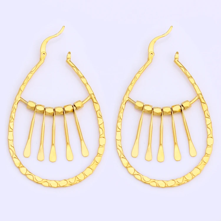 Bohemian Earrings Jewelry New Women's Dangle Earrings Simple Design Gold Copper Earrings Free ...