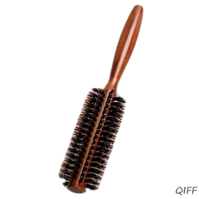 6 видов прямой саржевый гребень для волос, натуральная щетина кабана, прокатная щетка, Круглый баррель для завивки волос, инструмент для укладки волос DIY