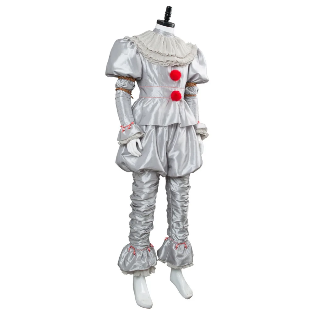 Custom Made Cosplay Costume - Stephen King's It Pennywise Clown for Men and Women, Full Set Carnival Halloween Costumes image 5