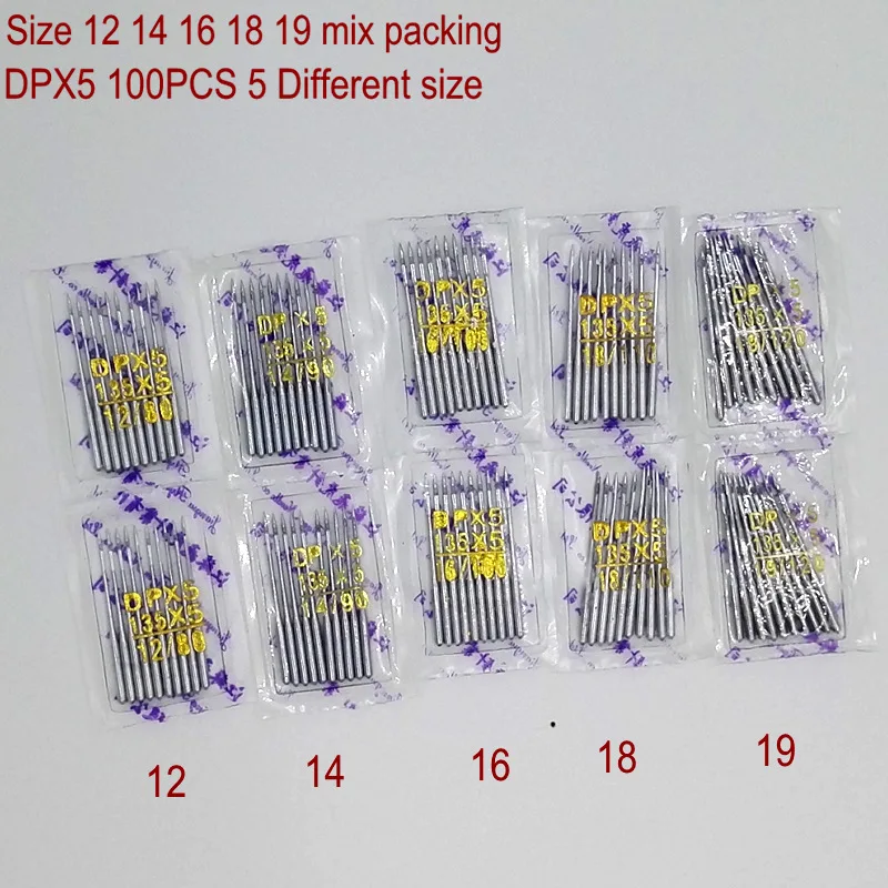 100 шт. швейные иглы для кожи DPX5 SY1901 797 135X25 135X7 135X5 134(R) 135X7ELSE|needle bearing|sewing needle sizesew |