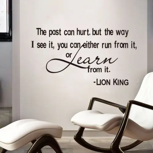 

Lion King Quotes Removable Mural Vinyl Art Decals Wall Sticker PVC Room Decor