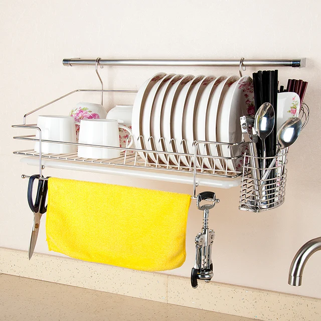 Dapai casa top 304 de acero inoxidable doble conejera escurridor plato