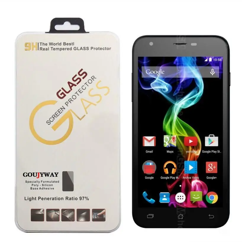 

For Archos 55 60 50C 50 50B 52 45D Platinum/ 50b Cobalt / 50 F Helium Explosion-proof toughened glass film Screen saver
