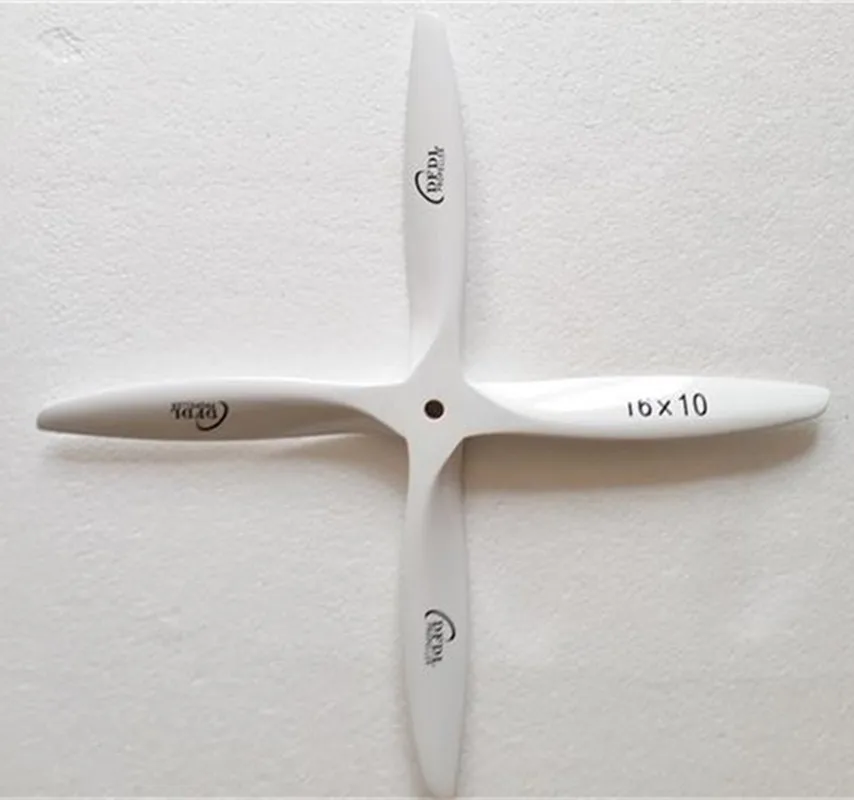 

4 Blade 10x6/10x8/11x6/11x8/12x6/12x8 CCW or CW white Wooden Propeller High Quality For Scale RC Gas Airplane Model